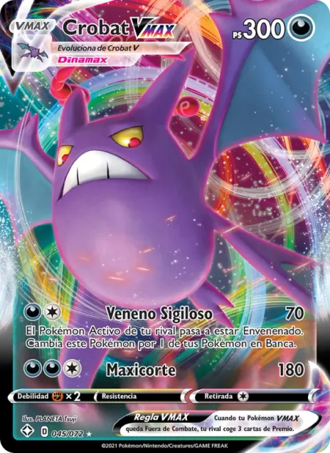 Crobat VMAX [Stealth Poison | Max Cutter]