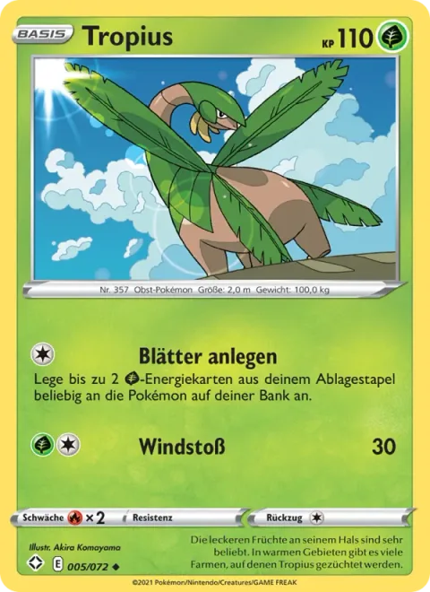 Tropius [Attach Leaves | Gust]