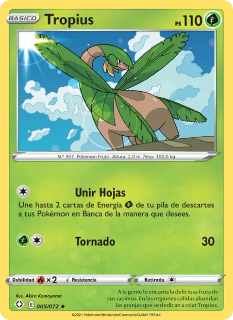 Tropius [Attach Leaves | Gust]