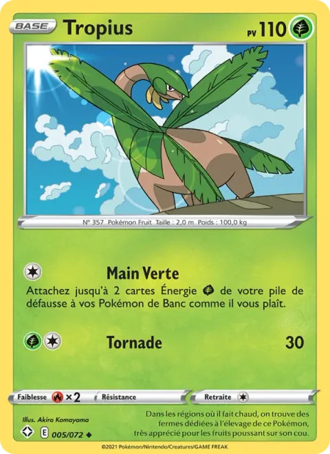Tropius [Attach Leaves | Gust]