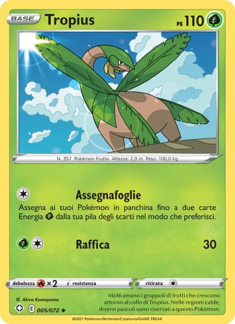 Tropius [Attach Leaves | Gust]