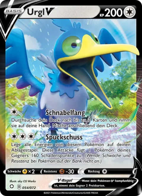 Cramorant V [Beak Catch | Spit Shot]