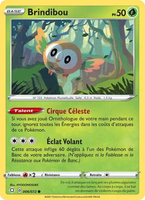 Rowlet [Sky Circus | Wind Shard]