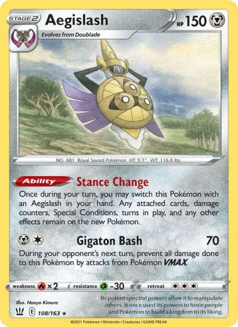 Aegislash [Stance Change | Giganton Bash]