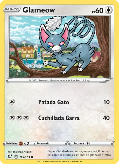 Glameow [Cat Kick | Claw Slash]