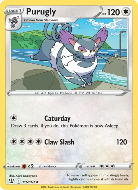 Purugly [Caturday | Claw Slash]