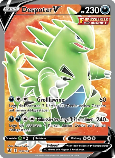 Tyranitar V [Cragalanche | Single Strike Crush]