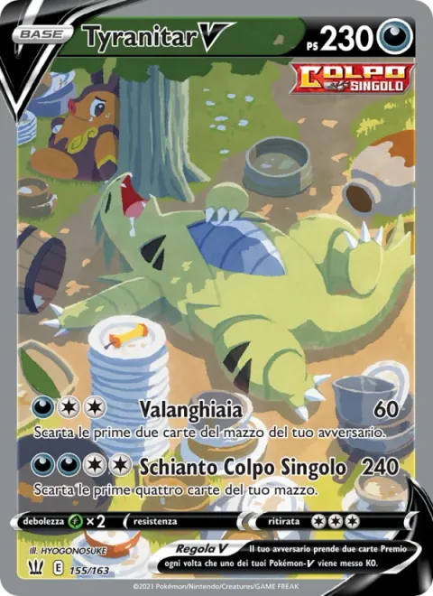 Tyranitar V [Cragalanche | Single Strike Crush]
