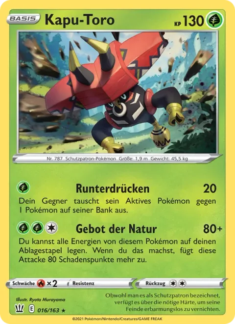 Tapu Bulu [Push Down | Nature's Judgment]