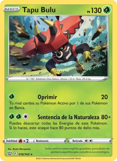 Tapu Bulu [Push Down | Nature's Judgment]