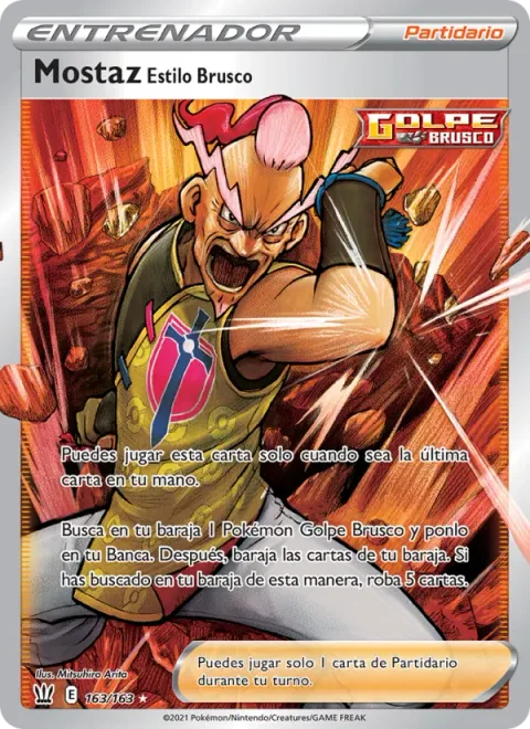 Single Strike Style Mustard
