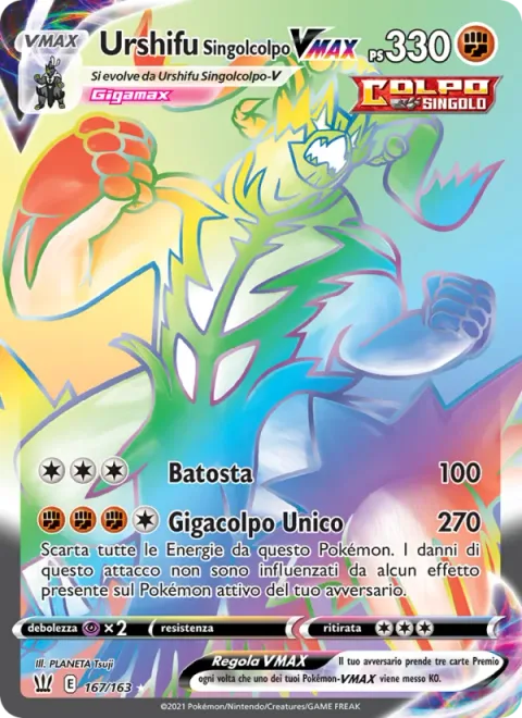 Single Strike Urshifu VMAX [Beatdown | G-Max One Blow]