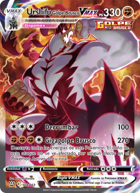 Single Strike Urshifu VMAX [Beatdown | G-Max One Blow]
