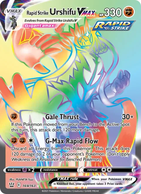 Rapid Strike Urshifu VMAX [Gale Thrust | G-Max Rapid Flow]
