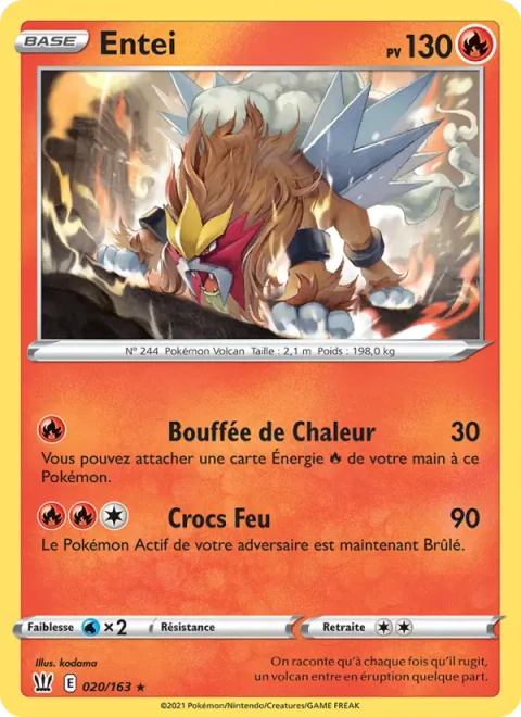 Entei [Heat Dash | Fire Fang]