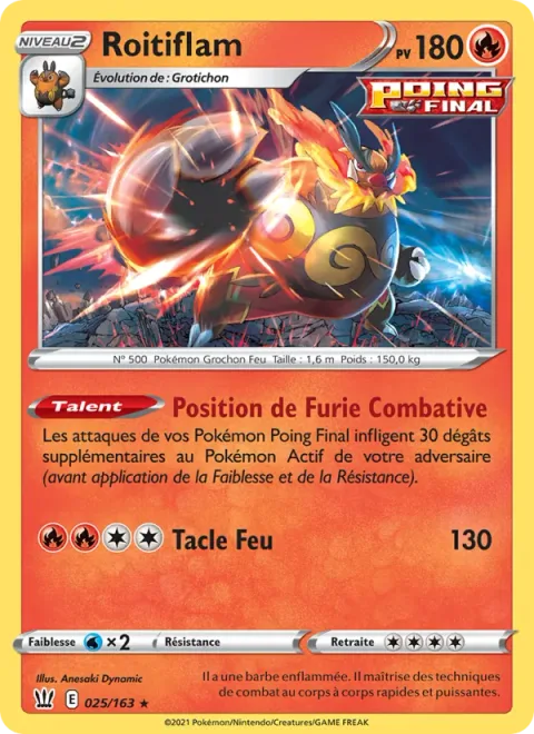 Emboar [Fighting Fury Stance | Heat Crash]
