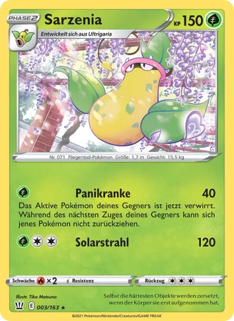 Victreebel [Panic Vine | Solar Beam]