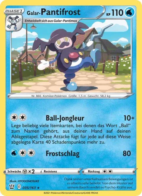 Galarian Mr. Rime [Ball Juggling | Frost Smash]