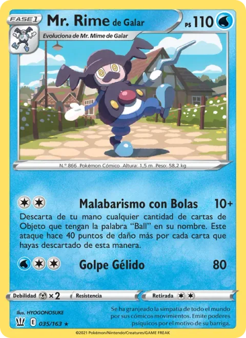 Galarian Mr. Rime [Ball Juggling | Frost Smash]