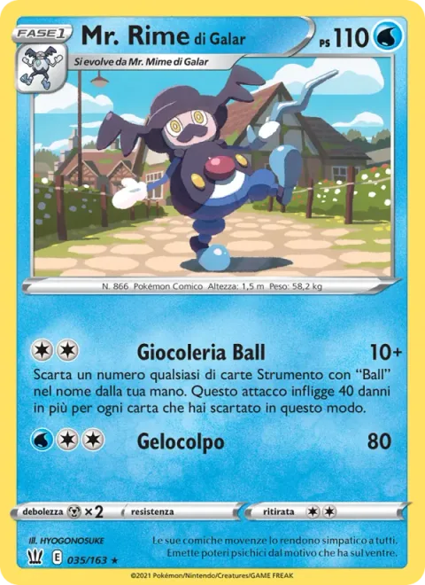 Galarian Mr. Rime [Ball Juggling | Frost Smash]