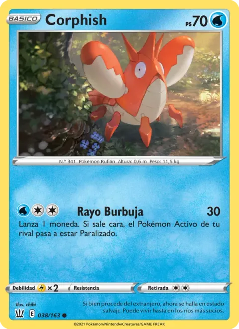 Corphish [Bubble Beam]