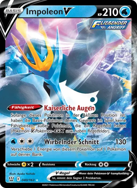 Empoleon V [Emperor's Eyes | Swirling Slice]