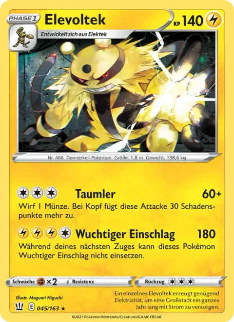 Electivire [Tumbling Attack | Lightning Slam]