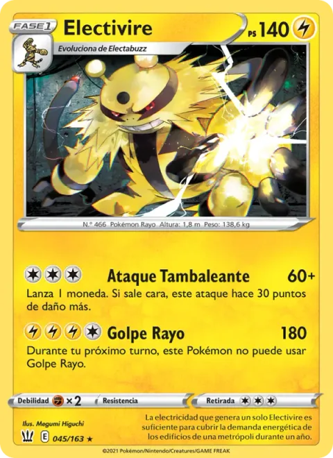 Electivire [Tumbling Attack | Lightning Slam]