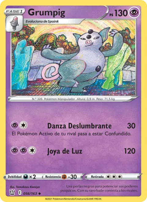 Grumpig [Dazzle Dance | Power Gem]