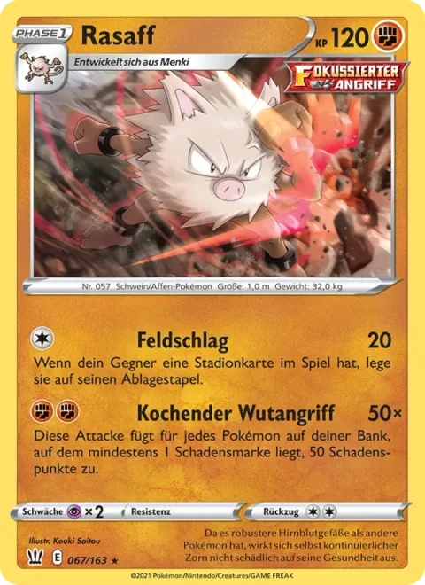 Primeape [Field Crush | Steamin' Mad Strike]
