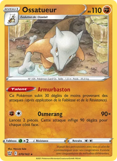 Marowak [Battle Armor | Bonemerang]