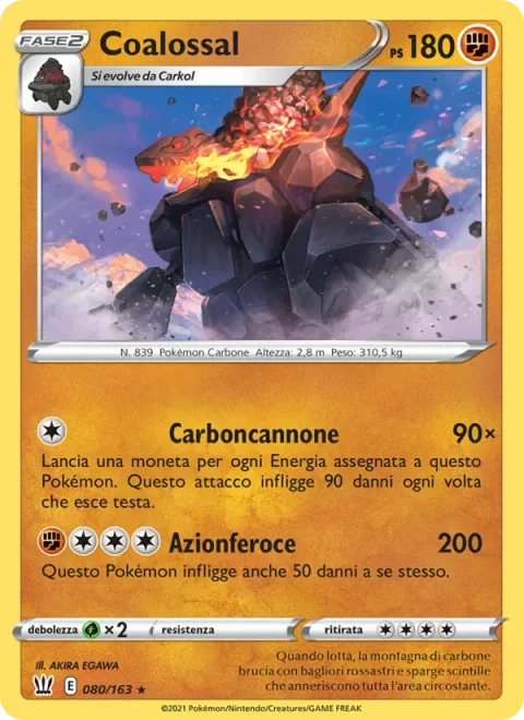 Coalossal [Coal Cannon | Wild Tackle]