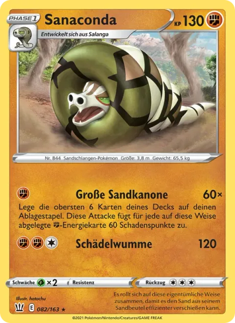 Sandaconda [Big Sand Cannon | Skull Bash]