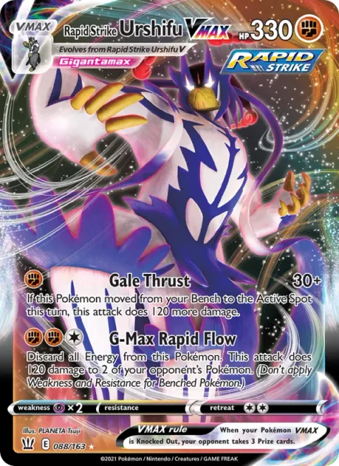 Rapid Strike Urshifu VMAX [Gale Thrust | G-Max Rapid Flow]