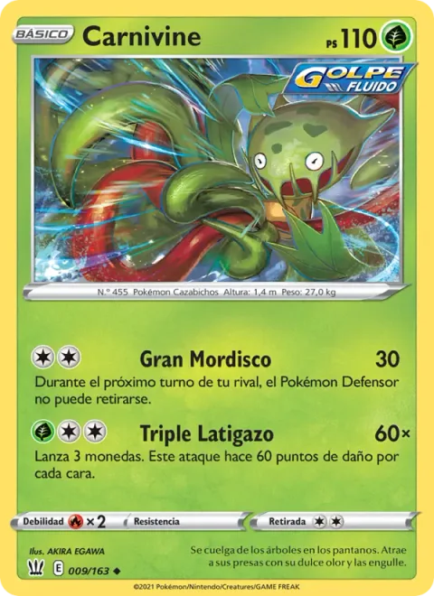 Carnivine [Big Bite | Triple Whip]