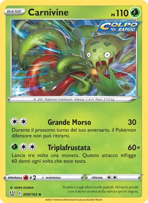Carnivine [Big Bite | Triple Whip]