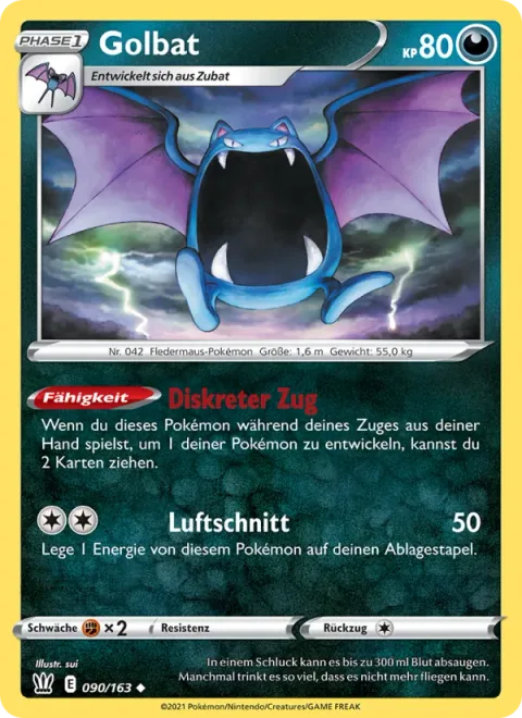 Golbat [Discreet Draw | Air Slash]