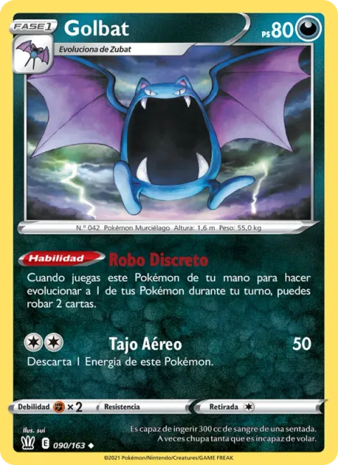 Golbat [Discreet Draw | Air Slash]
