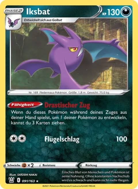 Crobat [Drastic Draw | Wing Attack]