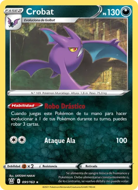 Crobat [Drastic Draw | Wing Attack]