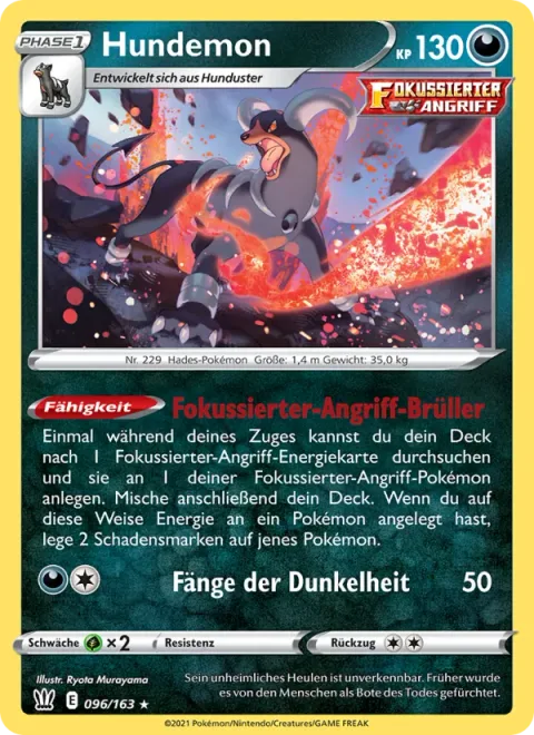 Houndoom [Single Strike Roar | Darkness Fang]
