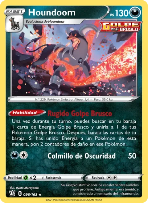 Houndoom [Single Strike Roar | Darkness Fang]