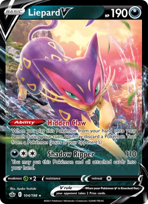 Liepard V [Hidden Claw | Shadow Ripper]