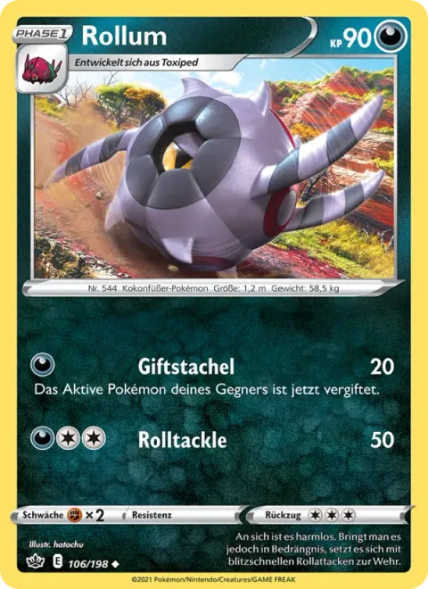 Whirlipede [Poison Sting | Rolling Tackle]