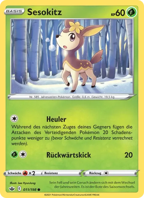 Deerling [Growl | Rear Kick]