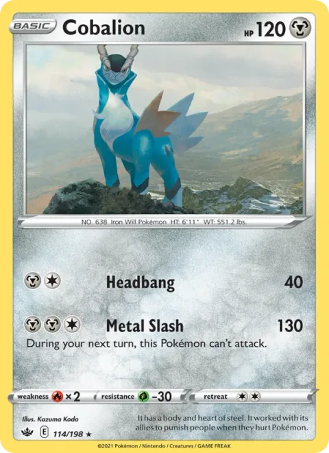 Cobalion [Headbang | Metal Slash]