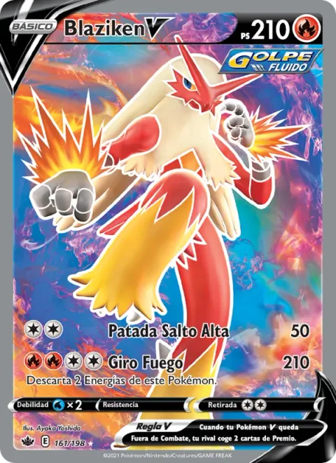 Blaziken V [High Jump Kick | Fire Spin]