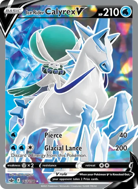 Ice Rider Calyrex V [Pierce | Glacial Lance]
