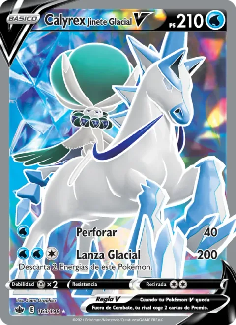 Ice Rider Calyrex V [Pierce | Glacial Lance]