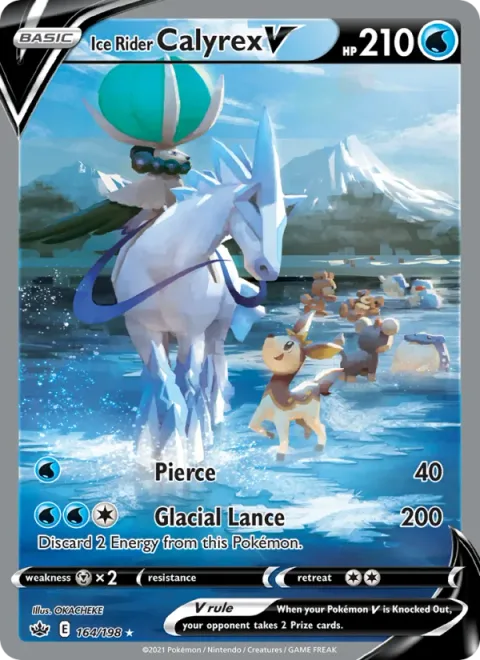 Ice Rider Calyrex V [Pierce | Glacial Lance]